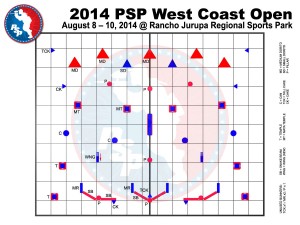 PSP West Coast Open 2014 -layout
